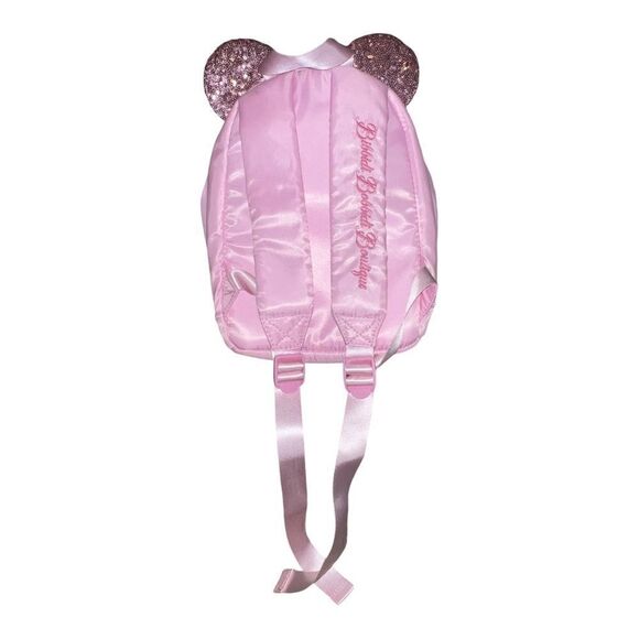 Disney Cruise Line Minnie Ears Sequin Pink Backpack Bibbidi Bobbidi Boutique